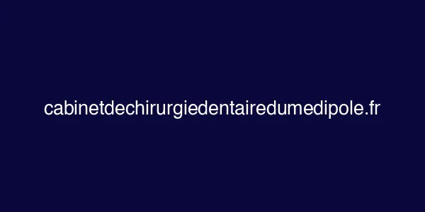 cabinetdechirurgiedentairedumedipole.fr