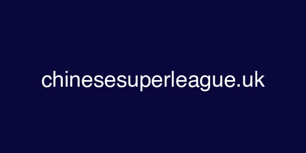 chinesesuperleague.uk