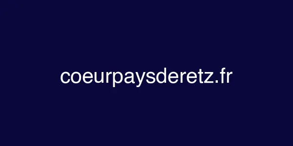 coeurpaysderetz.fr