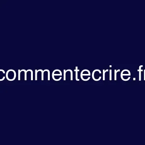 commentecrire.fr