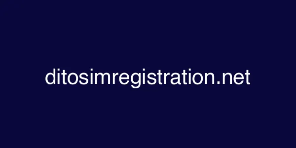 ditosimregistration.net