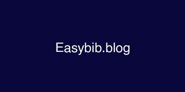 Easybib.blog