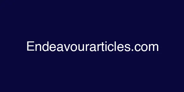 Endeavourarticles.com