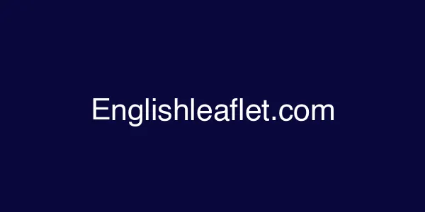 Englishleaflet.com