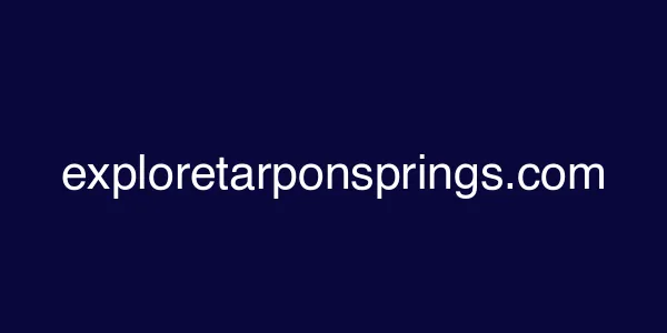 exploretarponsprings.com