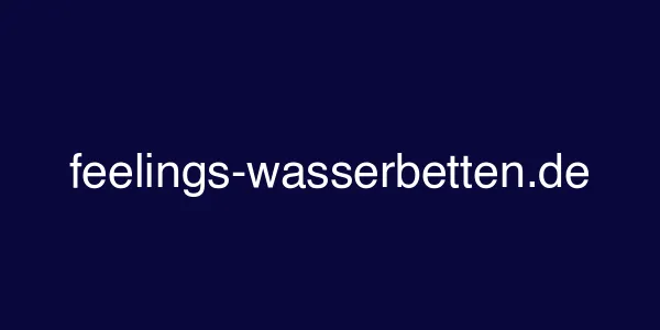 feelings-wasserbetten.de