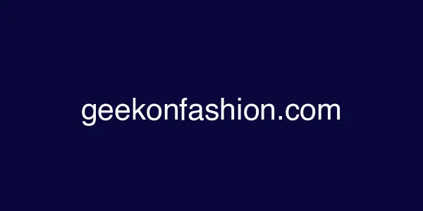 geekonfashion.com