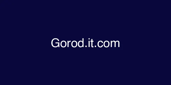 Gorod.it.com