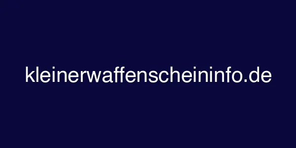 kleinerwaffenscheininfo.de