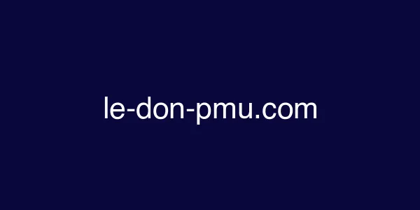 le-don-pmu.com