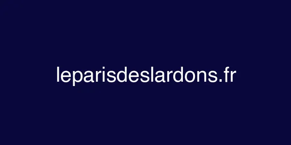 leparisdeslardons.fr