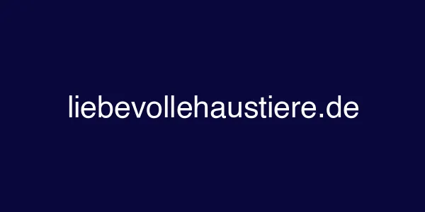 liebevollehaustiere.de