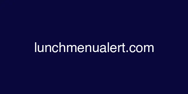 lunchmenualert.com