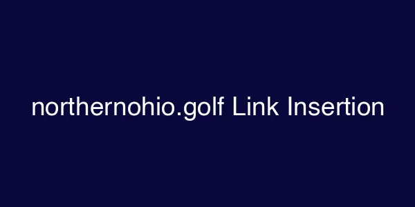 northernohio.golf Link Insertion