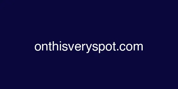 onthisveryspot.com