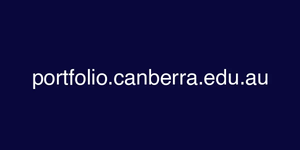 portfolio.canberra.edu.au