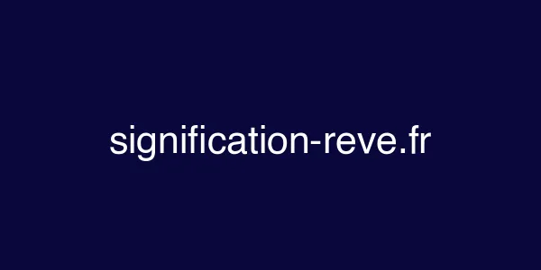signification-reve.fr