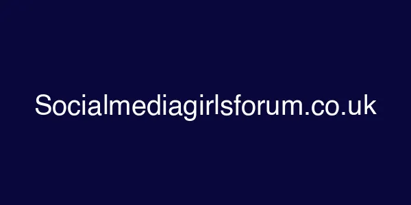 Socialmediagirlsforum.co.uk
