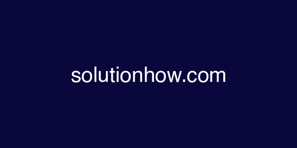 solutionhow.com
