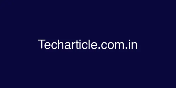 Techarticle.com.in