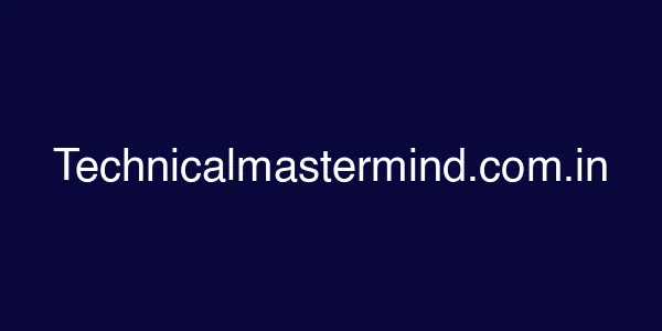 Technicalmastermind.com.in