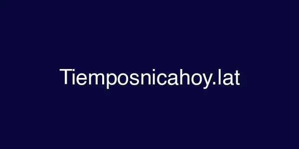 Tiemposnicahoy.lat