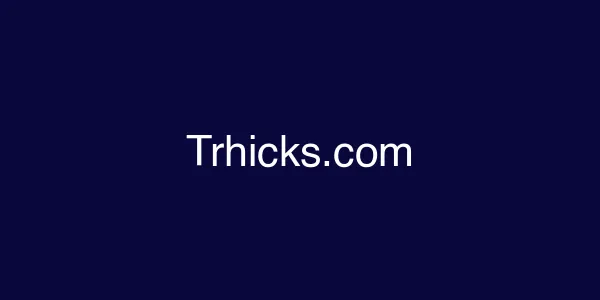 Trhicks.com